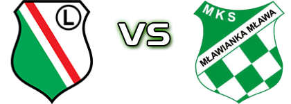 Legia II - MKS Mławianka Mława Statistiche e dettagli partita