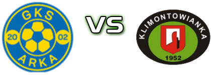 Arka Pawłów - Klimontowianka head to head game preview and prediction