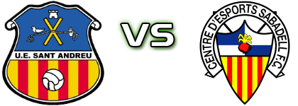 Sant Andreu - Sabadell Statistiche e dettagli partita