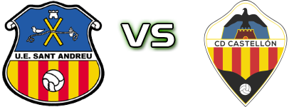 Sant Andreu - CD Castellón B detalji utakmice i statistika