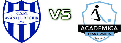 Avântul Reghin - Academica Transilvania Estatísticas e detalhes do jogo