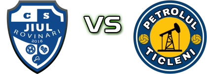 CS Jiul Rovinari 2016 - FC Petrolul Ticleni detalji utakmice i statistika
