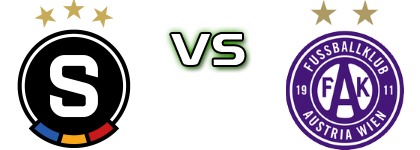Sparta Praha - Austria Wien детайли и статистика