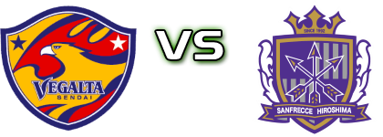 Vegalta Sendai - Sanfrecce Hiroshima Regina head to head game preview and prediction