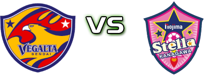 Vegalta Sendai - Nojima Stella Kanagawa Sagamihara head to head game preview and prediction