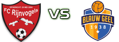 Rijnvogels - Blauw Geel '38 head to head game preview and prediction