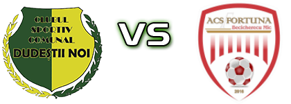 Dudeștii Noi - Fortuna Becicherecu Mic head to head game preview and prediction