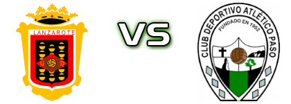 UD Lanzarote - Atlético Paso Statistiche e dettagli partita
