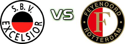 Excelsior - Feyenoord детайли и статистика