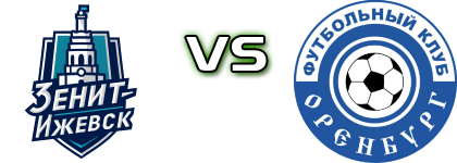 Zenit Izhevsk - Orenburg-2 детайли и статистика