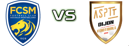 Sochaux - Dijon ASPTT детайли и статистика