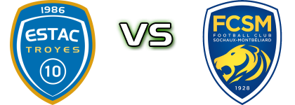 Troyes - Sochaux детайли и статистика