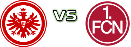 Eintracht - Nürnberg head to head game preview and prediction