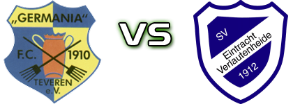Germania (T) - SV Eintracht Verlautenheide детайли и статистика Germania (T) - SV Eintracht Verlautenheide детайли и статистика