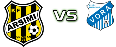 Arsimi - Vora head to head game preview and prediction
