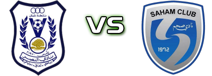 Al-Nasr - Saham Statistiche e dettagli partita