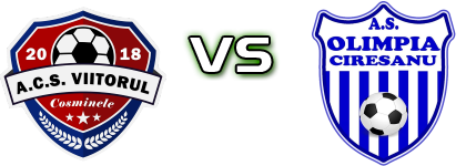 Viitorul Cosminele - Olimpia Cireșanu Detalji meca I statistika.