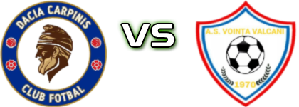 Dacia Cărpiniș - Voința Vălcani Statistiche e dettagli partita