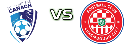 Jeunesse Canach - FC Luxembourg City детайли и статистика Jeunesse Canach - FC Luxembourg City детайли и статистика