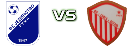 Jedinstvo (R) - Sloga (V) Statistiche e dettagli partita