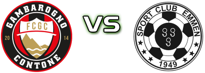 Gambarogno-Contone - SC Emmen Statistiche e dettagli partita