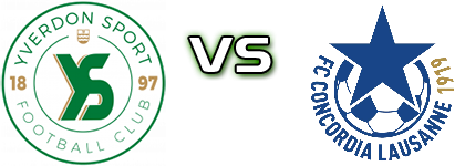 Yverdon Sport FC II - Concordia Lausanne Spiel Prognosen und Statistiken