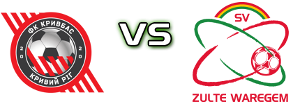 Kryvbas - Zulte Waregem Statistiche e dettagli partita