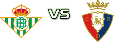Betis - Osasuna детайли и статистика Betis - Osasuna детайли и статистика