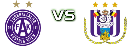 Austria Wien - Anderlecht Statistiche e dettagli partita