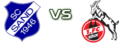 Sand - Köln head to head game preview and prediction