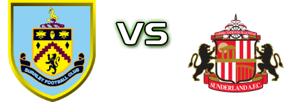 Burnley - Sunderland head to head game preview and prediction