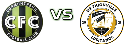 Cormontreuil FC - Thionville Lusitanos 2 детайли и статистика
