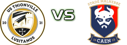 Thionville Lusitanos - Caen head to head game preview and prediction