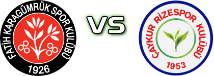 Karagumruk - Caykur Rizespor detalji utakmice i statistika