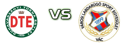Dunavarsányi TE - Vác VLSE Estatísticas e detalhes do jogo