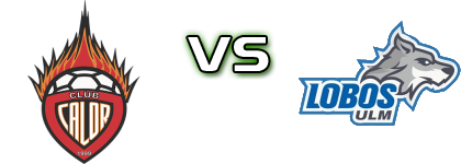 Club Calor - Lobos ULMX head to head game preview and prediction