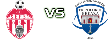 Sepsi OSK II - Tricolorul Breaza head to head game preview and prediction