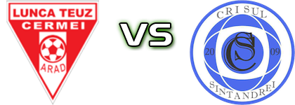 Gloria Lunca-Teuz Cermei - Crișul Sântandrei head to head game preview and prediction Gloria Lunca-Teuz Cermei - Crișul Sântandrei head to head game preview and prediction
