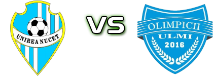 Unirea Nucet - Olimpicii Ulmi детайли и статистика