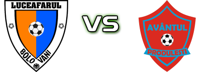 Luceafărul Bolovani - Avântul Produlești Detalles y estadisticas