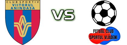 Viitorul Aninoasa - Sportul Vlădeni Estatísticas e detalhes do jogo