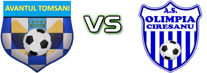 Avântul Tomşani - Olimpia Cireșanu head to head game preview and prediction