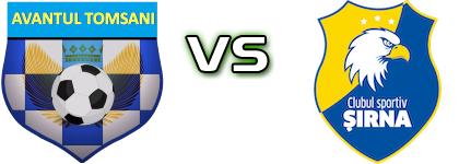 Avântul Tomşani - Șirna Varnița Estatísticas e detalhes do jogo