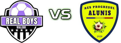 Real Boys Valenii de Munte - Progresul Aluniş Detalles y estadisticas