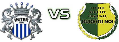 Inter Foieni - Dudeștii Noi head to head game preview and prediction