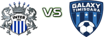 Inter Foieni - Galaxy Timișoara Estatísticas e detalhes do jogo