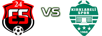 24 Erzincanspor - Kırklarelispor head to head game preview and prediction