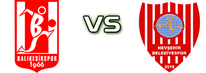 Balıkesirspor - Nevşehirspor head to head game preview and prediction