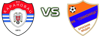 FK Karanovac - Gomionica Bronzani Majdan Statistiche e dettagli partita