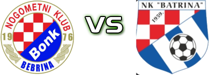 NK Bonk - Batrina Detalji meca I statistika.